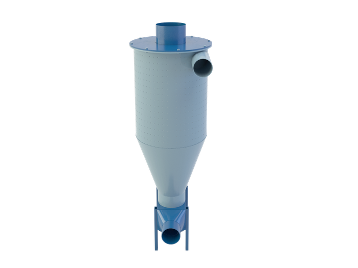 Циклон Ц-450-1A-Z с осушителем, коротким соплом и перфорацией