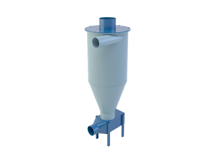 Циклон Ц-450-1A-Z с осушителем, коротким соплом и перфорацией
