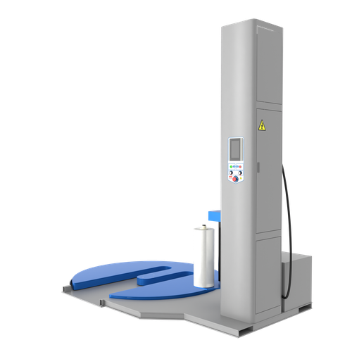 Паллетообмотчик полуавтоматический с Е-образной платформой BPW-2000E