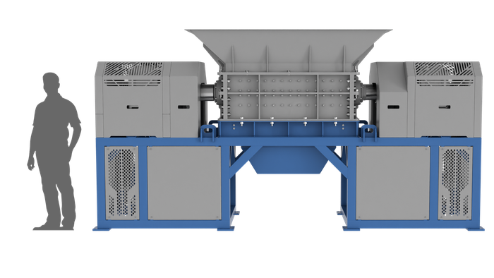 Шредер двухвальный PZO SHR-1300D2M.H45