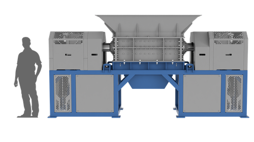 Шредер двухвальный PZO SHR-1300D2M.H45