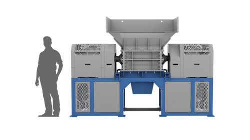 Двухвальный шредер PZO SHR-800D2M.H37