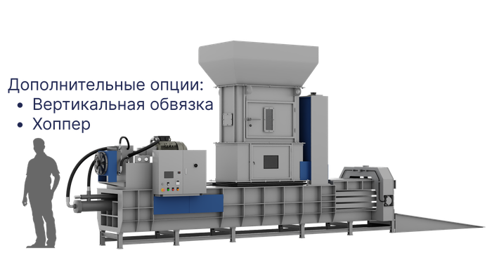 Горизонтальный пресс PZO-А150 автоматический