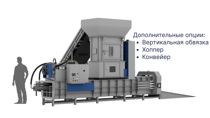 Горизонтальный пресс PZO-А150 автоматический