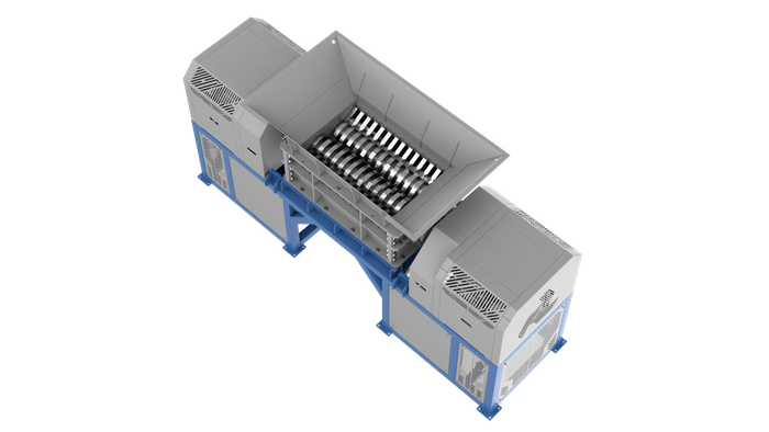 Шредер двухвальный PZO SHR-1300h45D2M