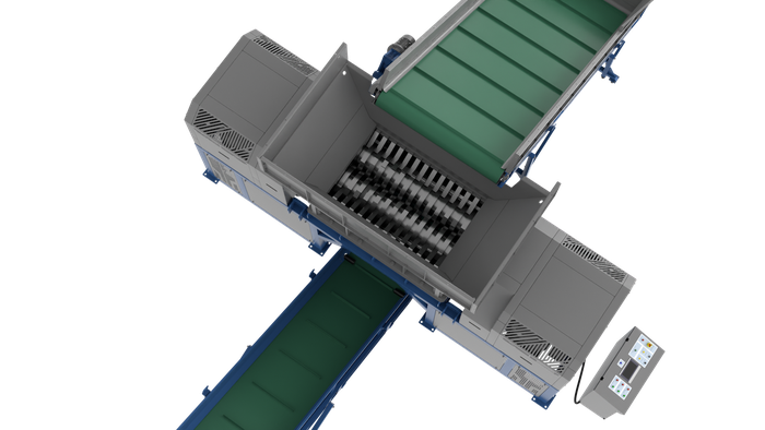 Шредер двухвальный PZO SHR-1300h45D2M