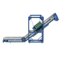 Ленточный транспортер PZO-TL300m L-образный с магнитным сепаратором