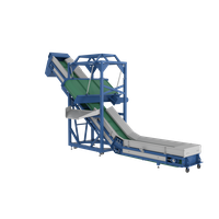 Ленточный транспортер PZO-TL300m L-образный с магнитным сепаратором