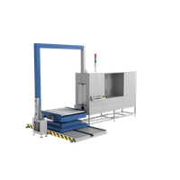 Стреппинг-машина PZO VSA-185R для паллет с вертикальной обвязкой и поворотной платформой