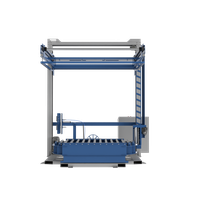 Автоматический паллетоупаковщик PZO BPW-2000DR-SH, накрывной, стол с рольгангом под конвейер
