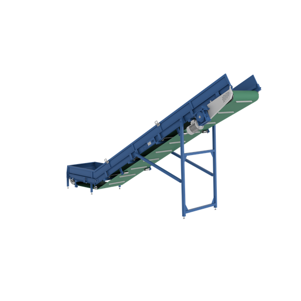 Транспортёр ленточный PZO-TL800d L-образный