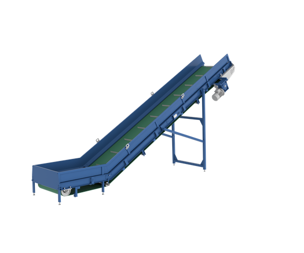 Транспортёр ленточный PZO-TL800d L-образный