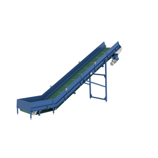 Транспортёр ленточный PZO-TL800d L-образный