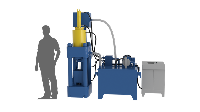 Брикетировочный пресс для металла ПВБ 630, гидравлический