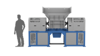 Двухвальный шредер PZO SHR-800h37D2M