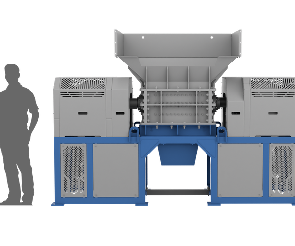 Двухвальный шредер PZO SHR-800h37D2M