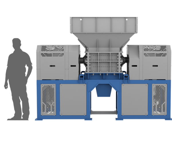 Двухвальный шредер PZO SHR-600D2M.H30
