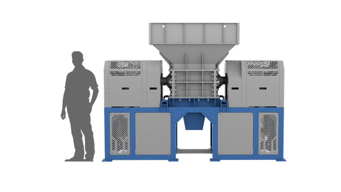 Двухвальный шредер PZO SHR-600D2M.H30
